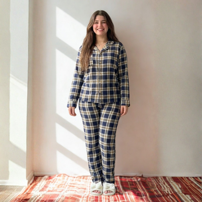Pyjama Hiver Carreaux Confort